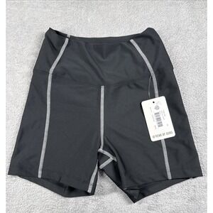 Year of Ours Women's High-Rise Athletic Work Out Short Black Size XS NWT